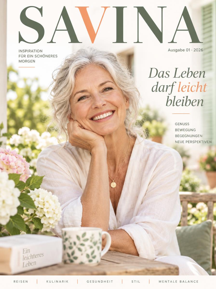 Titelseite SAVINA Ausgabe 01 · 2026